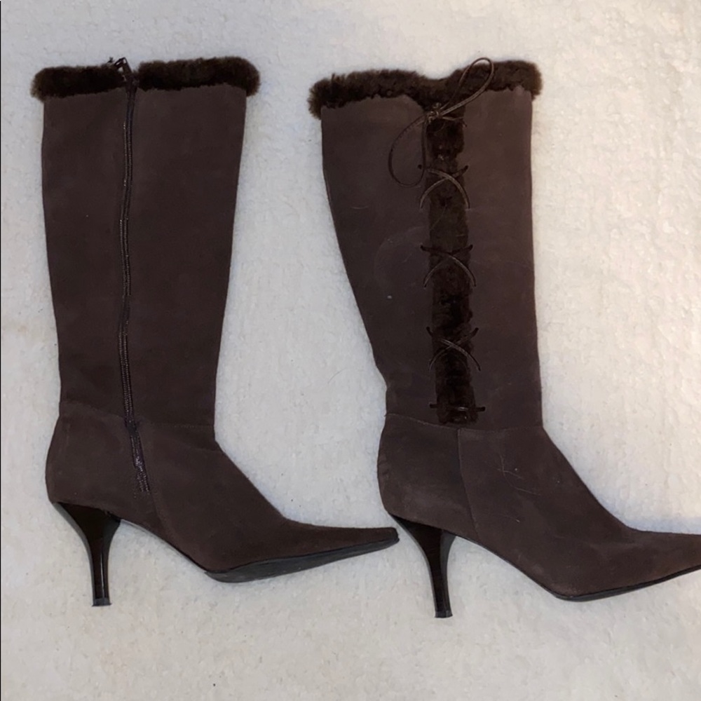 Lauren Ralph Lauren Knee Suede Boots